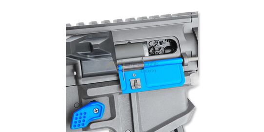 King Arms PDW 9mm SBR Long sähköase, harmaa/sininen