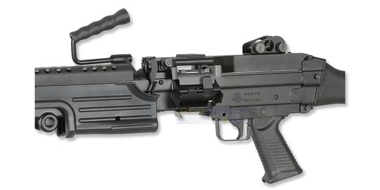 Cybergun FN M249 Mk2 konekivääri, musta