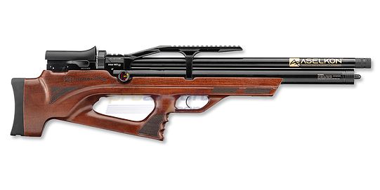 Aselkon MX10 PCP Airgun6.35mm, Wood