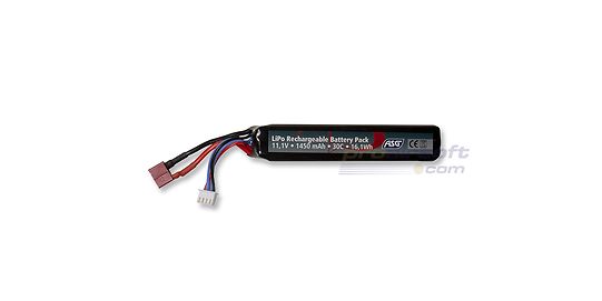 ASG 11.1V 1450mAh 30C LiPo Battery (Deans Plug)