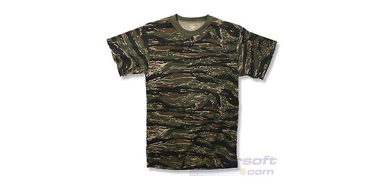 Mil-Tec T-Shirt Tiger Stripe (L)