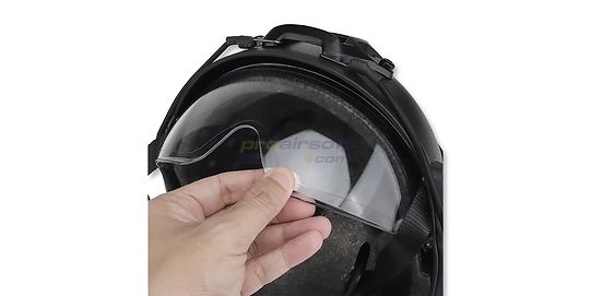 Diablo Fast Helmet with Lens, Black