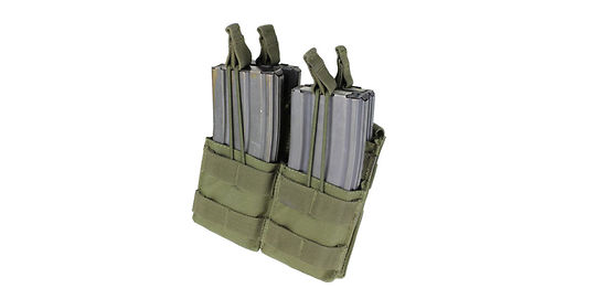 Condor Double Stacker Open-Top M4 Mag Pouch OD
