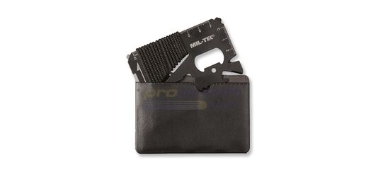 Mil-Tec 12-in-1 Survival Tool Card With Paracord and Case