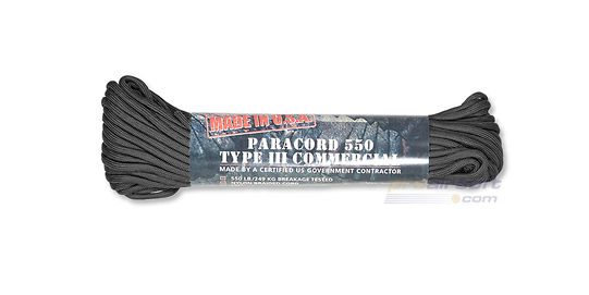 Mil-Tec Paracord 5mm/15m Black