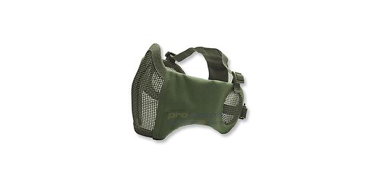 ASG Metal Mesh Half Mask With Ear Protection Green
