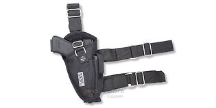 Swiss Arms Thigh Holster With Magazine Pouch Black