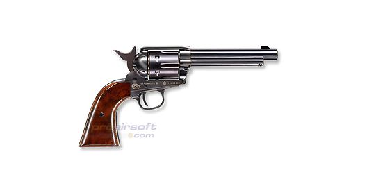 Umarex Colt Peacemaker .45 5,5" 4.5mm CO2 Revolver, Rifled Barrel, Blued