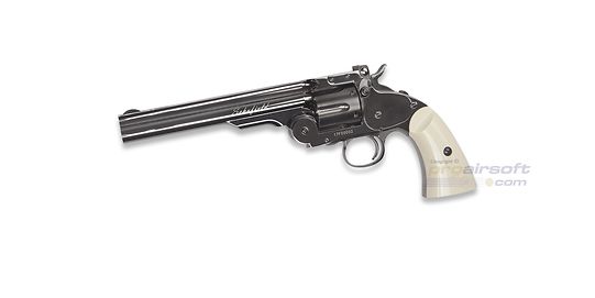 ASG Schofield 6"  4,5mm CO2 revolveri, teräksen värinen