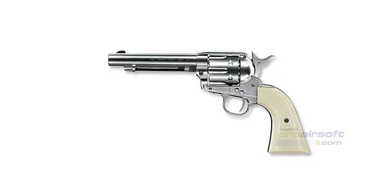 Umarex Colt Peacemaker .45 5,5" 4.5mm CO2 Revolver, Rifled Barrel, Silver
