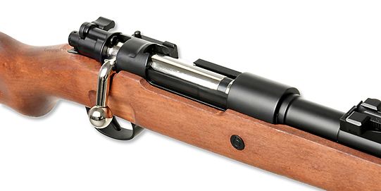 Mauser Kar K98 jousitoiminen kivääri (hylsyillä), puutukki
