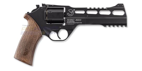 Bo Manufacture Chiappa Rhino 60DS CO2 revolveri, musta