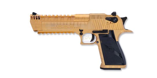 Cybergun Desert Eagle L6 GBB, Full Metal, Gold With Tiger Stripes