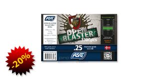 ASG Open Blaster biokuula 0,25g 3300kpl