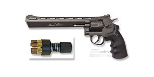 ASG Dan Wesson CO2 revolveri 8", musta