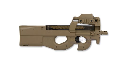 Cybergun FN P90 With Red Dot Sight AEG, Tan
