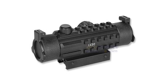 Tactical 1x30 Red / Green Dot Sight With 3 Rails