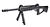 ASG TAC6 Rifle, CO2, Black