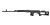 Dragunov SVD Sniper Rifle, Spring, Metal, Black