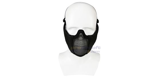 Diablo V3 Metal Mesh Half Mask Black