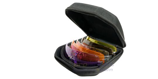 Wiley X Detection Clear/Yellow/Orange/Purple/Copper, Black Frame