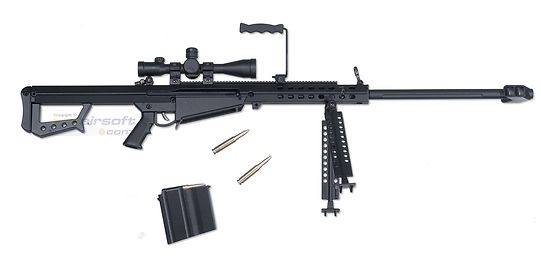 Cybergun M82 Barrett .50 mini guns collection