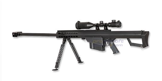 Barrett M82A1 Sniper Rifle Spring Action with scope