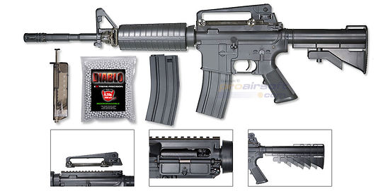 Proairsoft M4A1 Combo Spring Action Rifle
