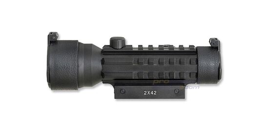 Tactical 2x42 Red / Green Dot Sight With 3 Rails