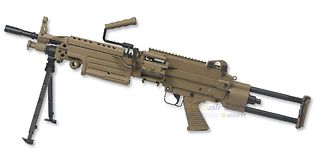 Cybergun FN M249 Para konekivääri, hiekka