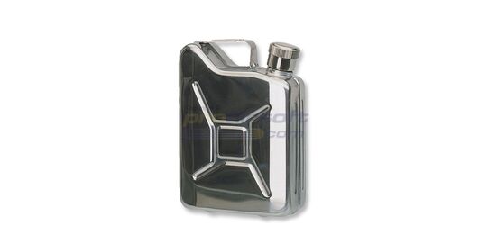 Mil-Tec Jerry Can Flask, Stainless Steel