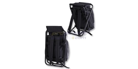 Mil-Tec Backpack With Chair, Black