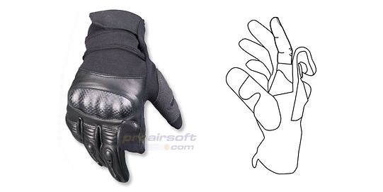 Mil-Tec Tactical Gloves Gen.II Black (S)