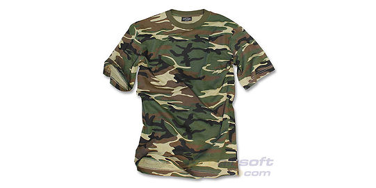 Mil-Tec T-Shirt Woodland (L)