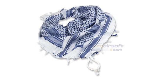 Mil-Tec Shemagh Scarf White&Blue