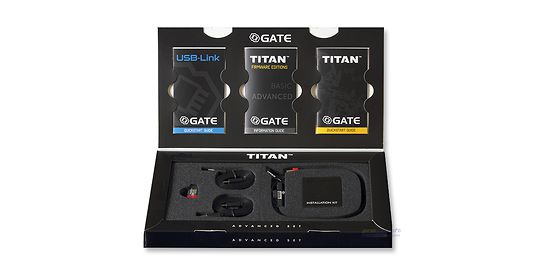 GATE Titan V2 Advanced setti, johdotus taakse
