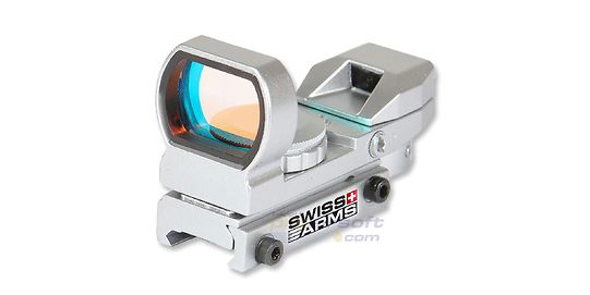 Swiss Arms Multi Reticle Red&Green Dot Sight Silver