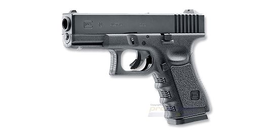 Umarex Glock 19 Airgun 4.5mm CO2, metal