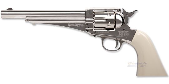 Crosman Remington Model 1875 4,5mm CO2 revolveri, hopea