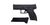 ASG CZ P-10 C CO2 pistooli, blowback, metalliluisti, musta