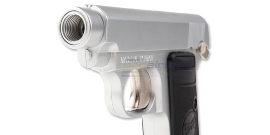 FN Browning M1906 kaasupistooli, hopea