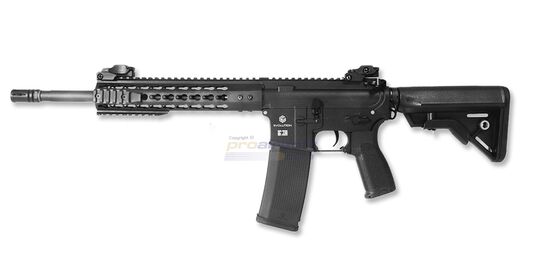 Evolution Recon 14.5 Carbontech sähköase, musta - Evolution Recon 14.5 Carbontech sähköase mustassa värissä, täysi sivukuva.