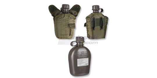 Mil-Tec kenttäpullo 1L, vihreä