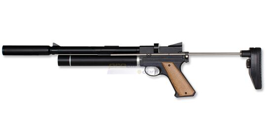 Snowpeak PP750L PCP Air Pistol 5.5mm – Long Version with Adjustable Stock & Suppressor
