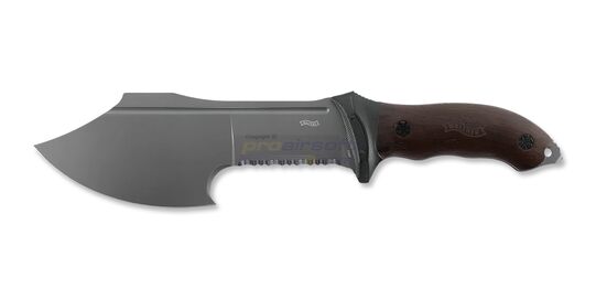 Walther FTK XXL kirves/veitsi kotelolla - Walther FTK XXL kirvesveitsi 440C-teräksellä ja G10-pähkinäpuukahvalla