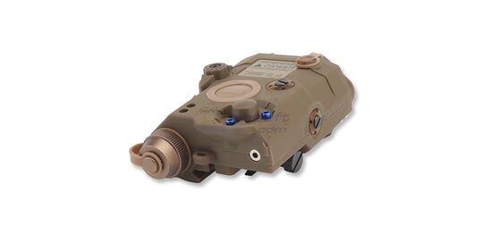 Diablo PEQ-15 yksikkö valolla ja laserilla (IR/pun), hiekka