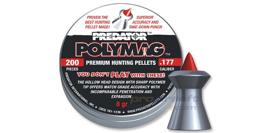 JSB Predator Polymag 4.5mm 200 pcs