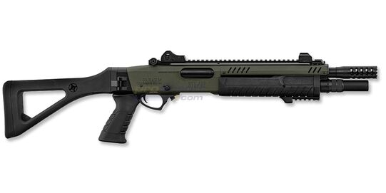 Bo Manufacture Fabarm STF/12-14" Compact kaasutoiminen haulikko, Oliivi