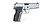 Marui Sig P226 E2 blowback kaasupistooli, hopea