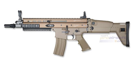 Marui Next-Gen SCAR-L F.D.E. NGRS blowback sähköase - metalli, hiekka - Marui SCAR-L FDE metallinen runko ja alumiiniosat